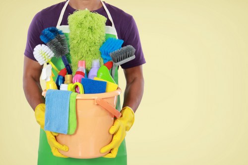 Professional office cleaning in Putney reception area