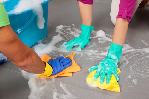 Office and commercial cleaners in Putney maintaining a tidy workspace