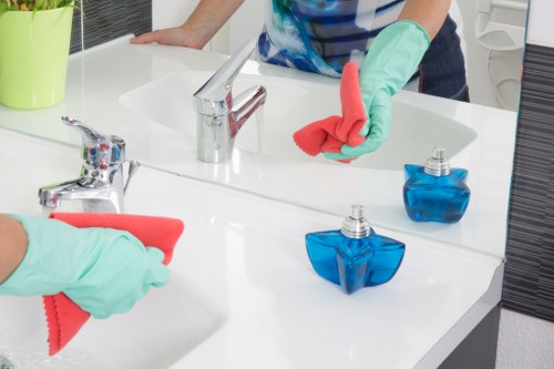 Professional deep cleaning in Putney kitchen and bathroom areas