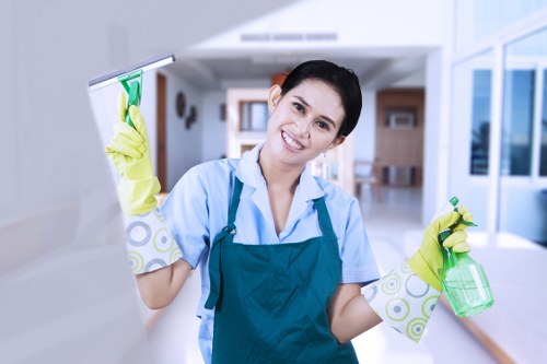 Eco-friendly office cleaning in Putney kitchen area