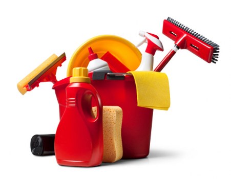Service team assessing a cleaning issue